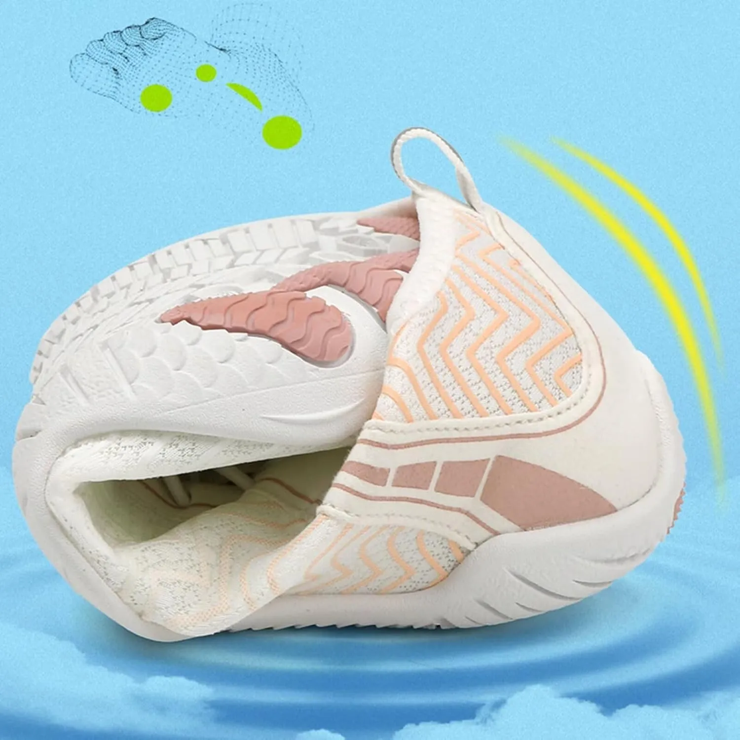 Squat Deadlift Shoes for Mens Unisex Soft Sole Indoor Anti-Skid Breathable Gym Sneakers Weightlifting Squat Shoes Fitness Cross-Trainer Barefoot Gym Training Sneakers