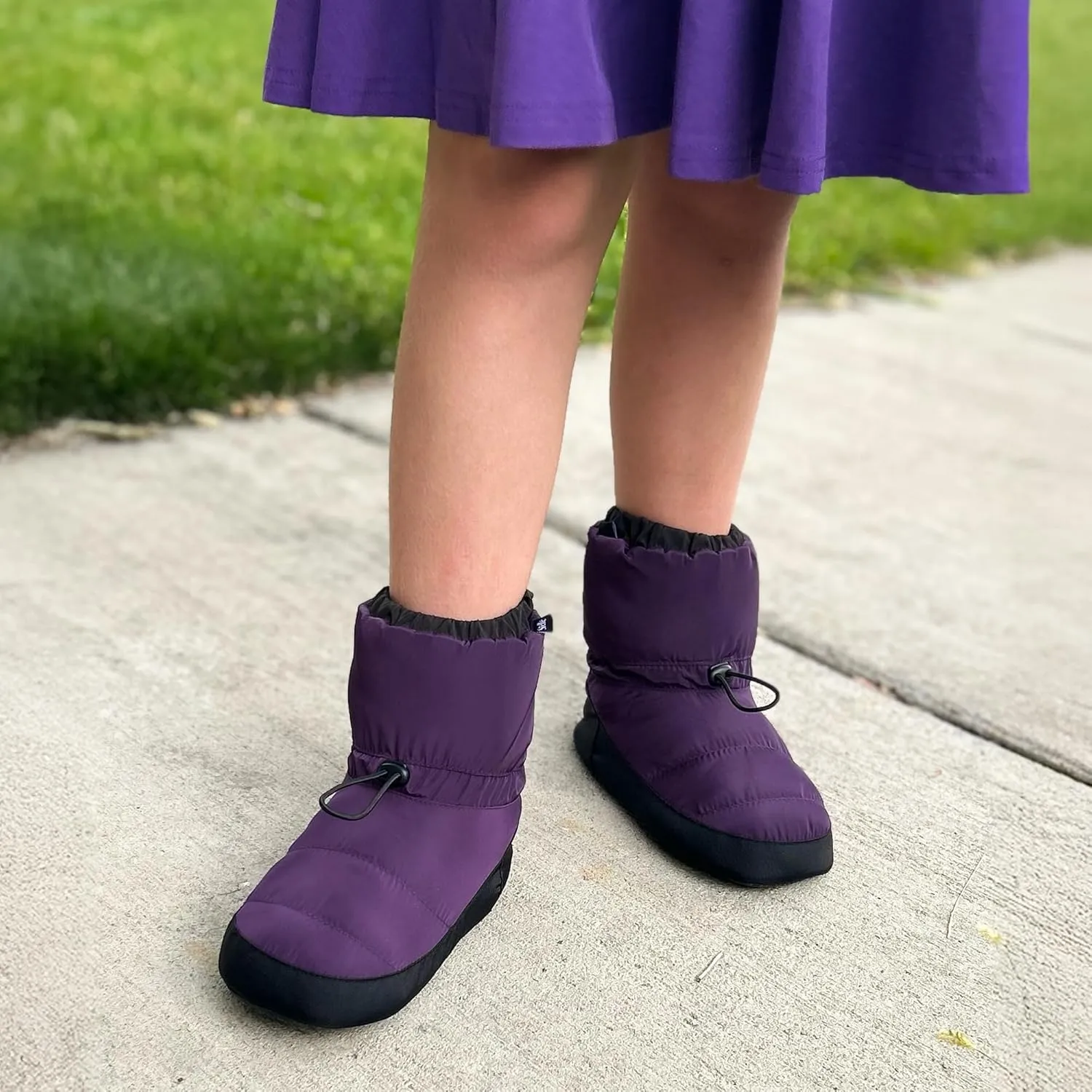 Stelle Girls Ballet Warm Up Booties Dance Slipper Boots Ballerina Elastic Shoes