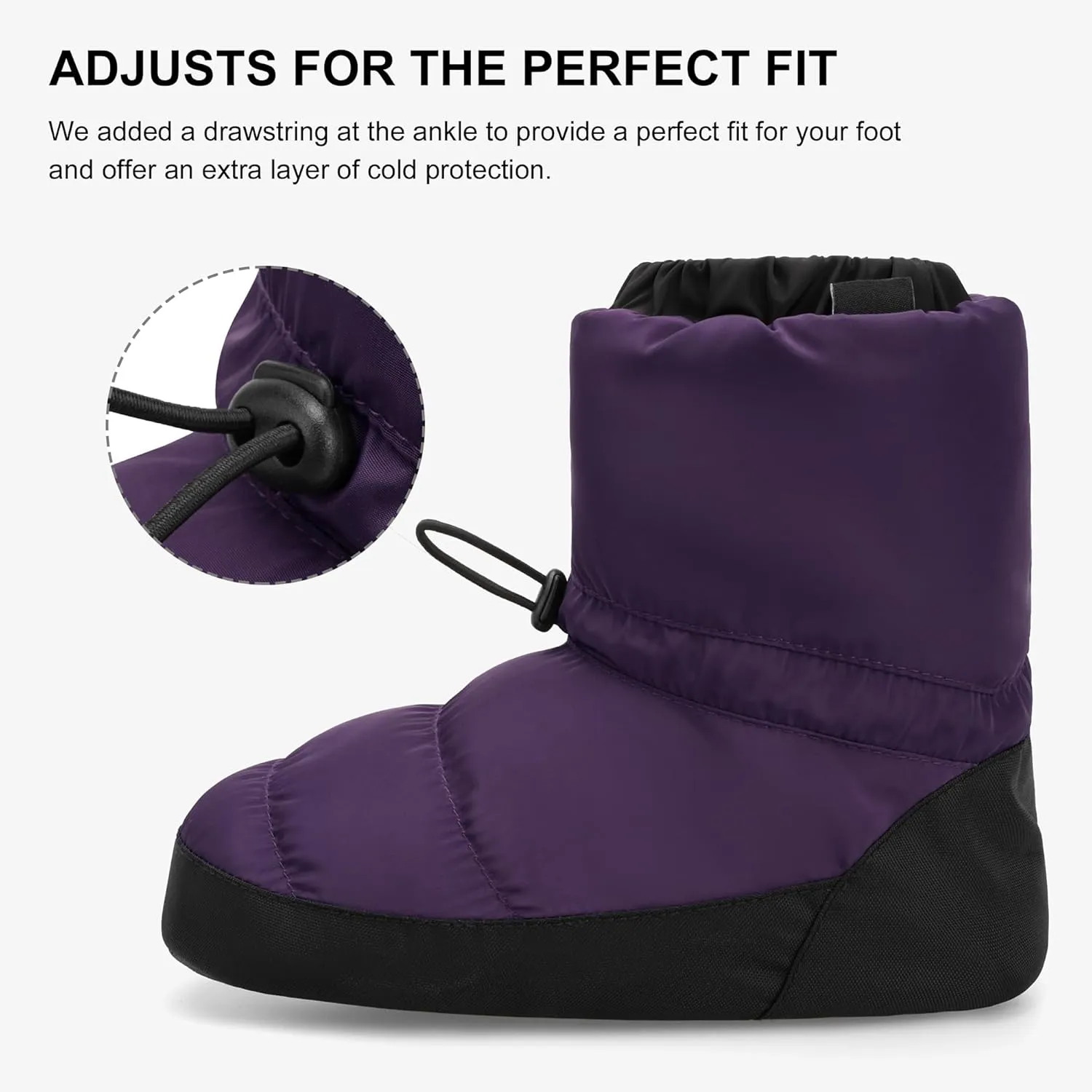 Stelle Girls Ballet Warm Up Booties Dance Slipper Boots Ballerina Elastic Shoes
