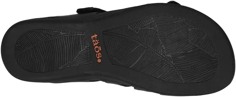 Taos Double U Premium Leather Women's Sandal - Stylish Adjustable Strap Design with Arch Support, Cooling Gel Padding for All-Day Enjoyment and Walking Comfort