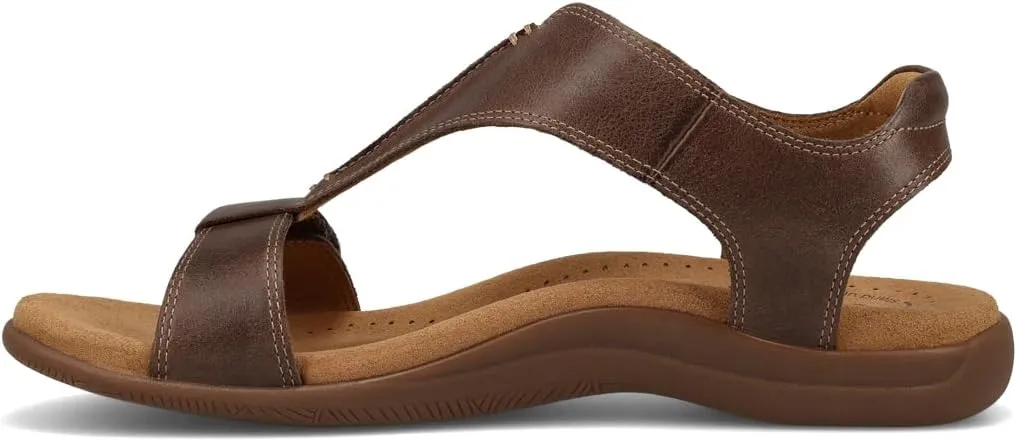Taos The Show Premium Leather Women's Sandal - Experience Everyday Style, Comfort, Arch Support, Cooling Gel Padding and an Adjustable Fit for Exceptional Walking Comfort