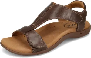 Taos The Show Premium Leather Women's Sandal - Experience Everyday Style, Comfort, Arch Support, Cooling Gel Padding and an Adjustable Fit for Exceptional Walking Comfort