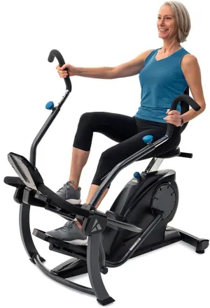 Teeter FreeStep Recumbent Cross Trainer Stepper, Zero-Impact Exercise Bike Alternative w/Patented Physical Therapy Stride, Up to 350lb, Free App w/Trainer Workouts (LT3(2024))