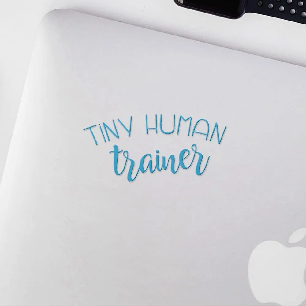 Tiny Human Trainer (Azure Blue) (Set of 2) Premium Waterproof Vinyl Decal Stickers for Laptop Phone Accessory Helmet Car Window Mug Tuber Cup Door Wall Decoration - ANGstic0d7565BE
