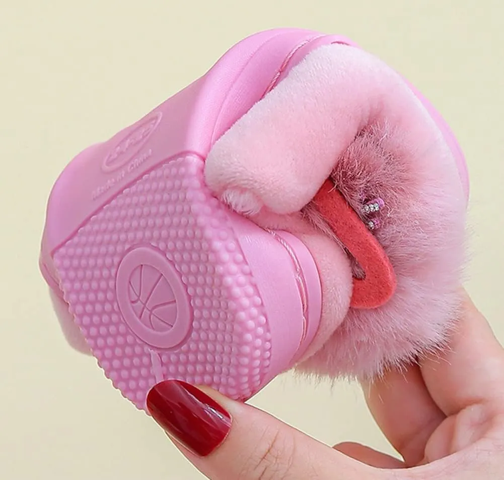 Toddler Cute Cat House Slippers - Fuzzy Winter Warm Soft House Shoes for Girls