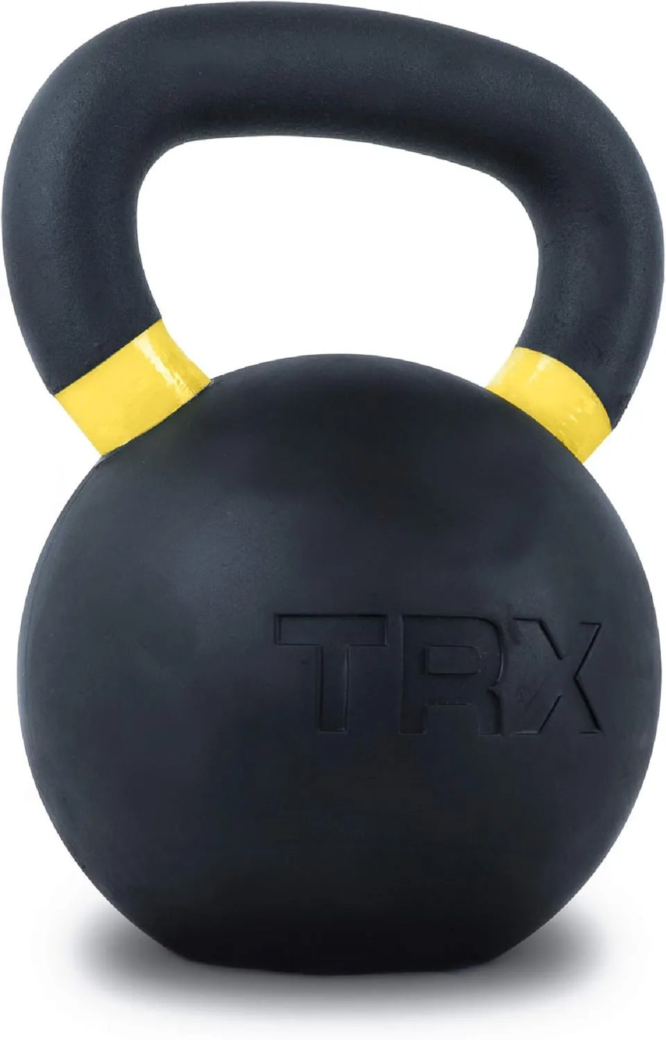 TRX Training Rubber-Coated Kettlebells, Ultra-Durable Heavy-Duty Bells, Wear-Resistant Fitness Weight Set