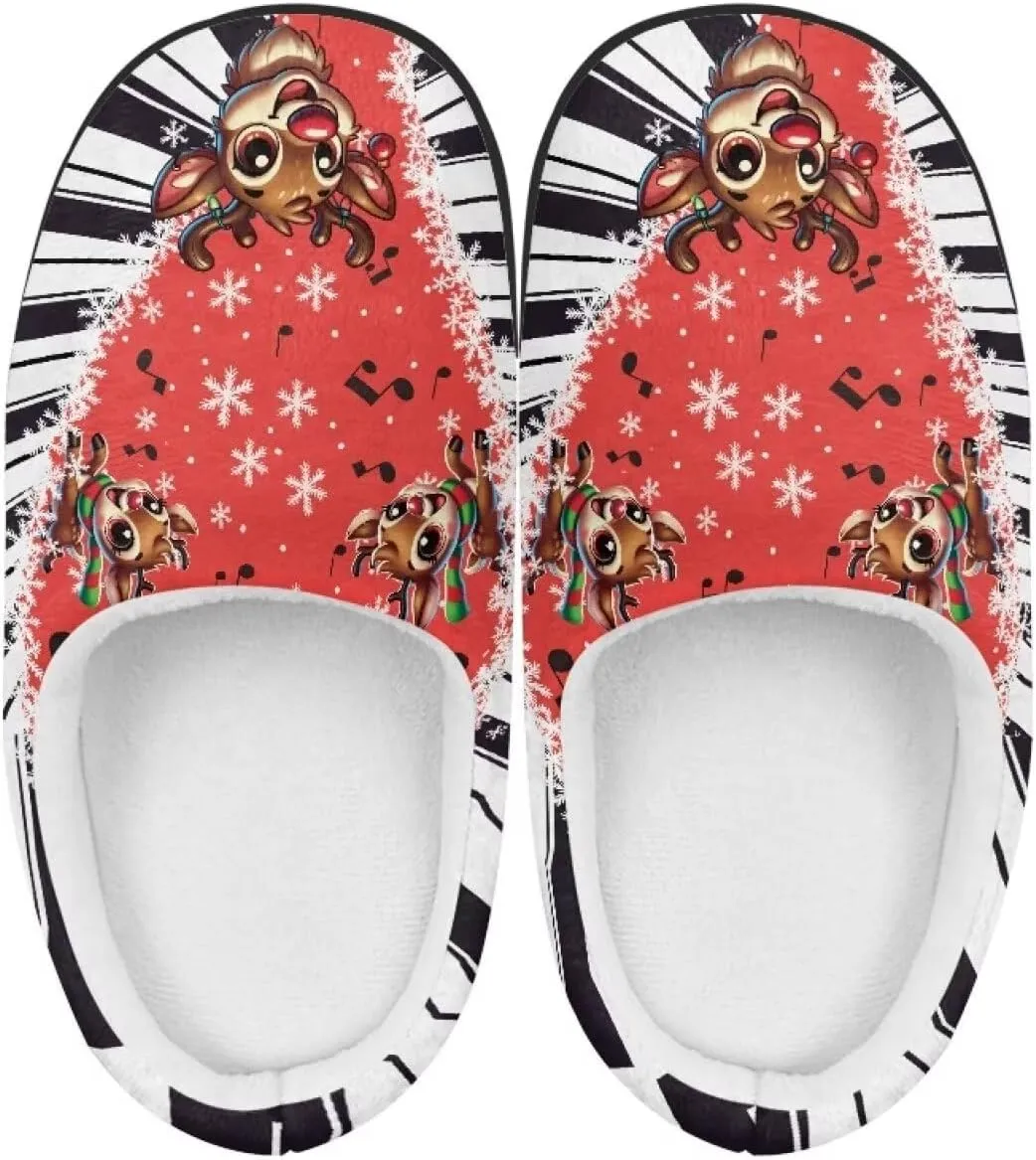 Unisex Kids Cute Cotton Slipper Winter Slipper Cozy Warm Plush Slipper Indoor Shoes Non-Slip Fleece Slipper US 9-15
