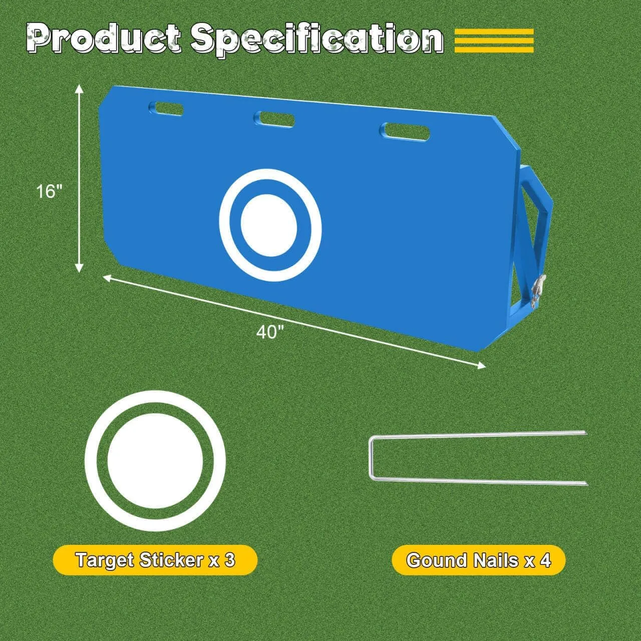 Upgrade 3-Angles Soccer Rebounder Board, Portable Soccer Wall for Adults & Kids, Foldable Soccer Training Equipment for Passing & Shooting Practice