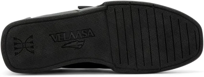 VELAASA Strakes Plus | Olympic Weightlifting Shoes | Men and Womens Powerlifting Apparel | Cross Training | for Squats | Lifting Gear | Dark Knight