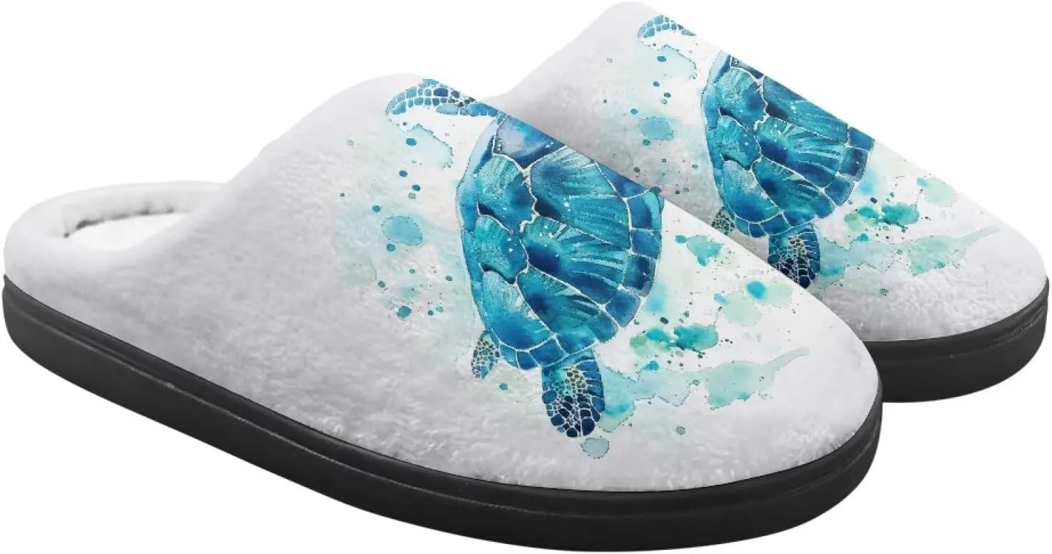 Veniyate Kids Fuzzy House Memory Foam Slippers Bedroom Shoes Cozy Indoor Slide for Boys Girls