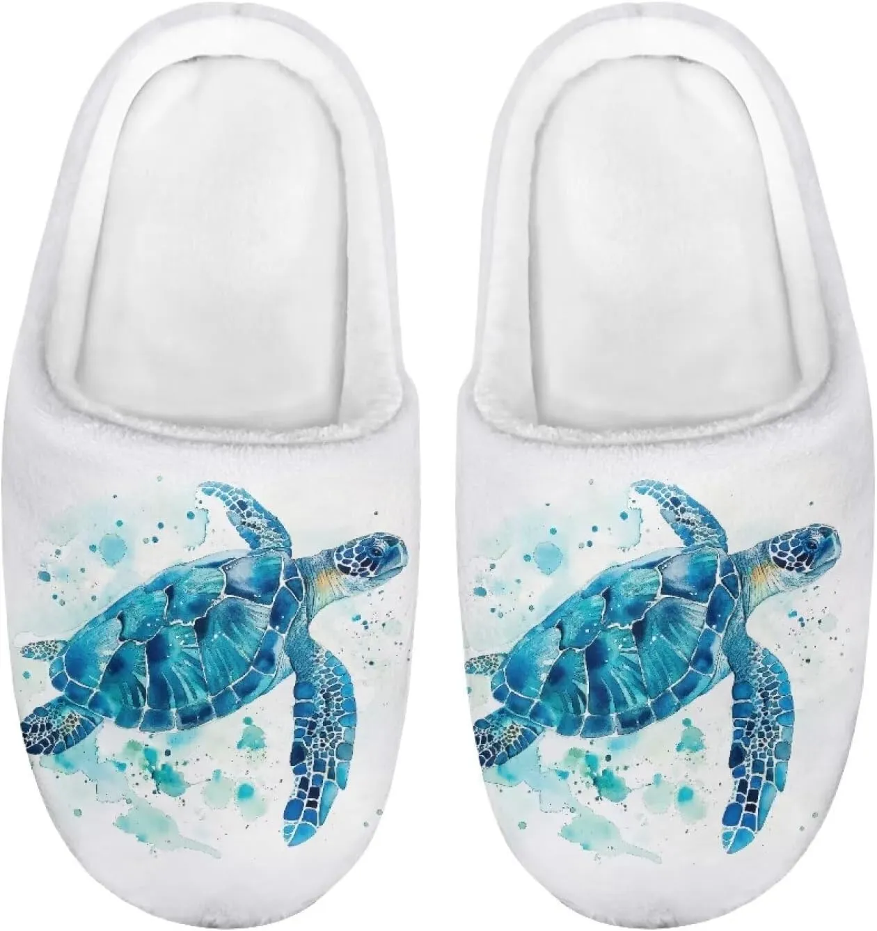 Veniyate Kids Fuzzy House Memory Foam Slippers Bedroom Shoes Cozy Indoor Slide for Boys Girls