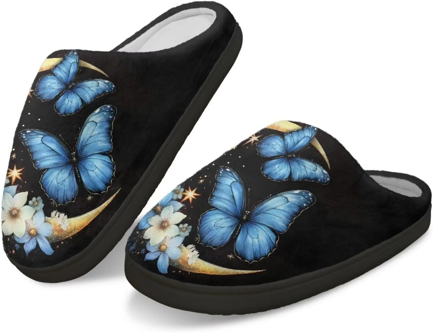 Veniyate Womens Slippers Warm Comfy Memory Foam House Slipper Knitted Shoes with Non Slip Sole