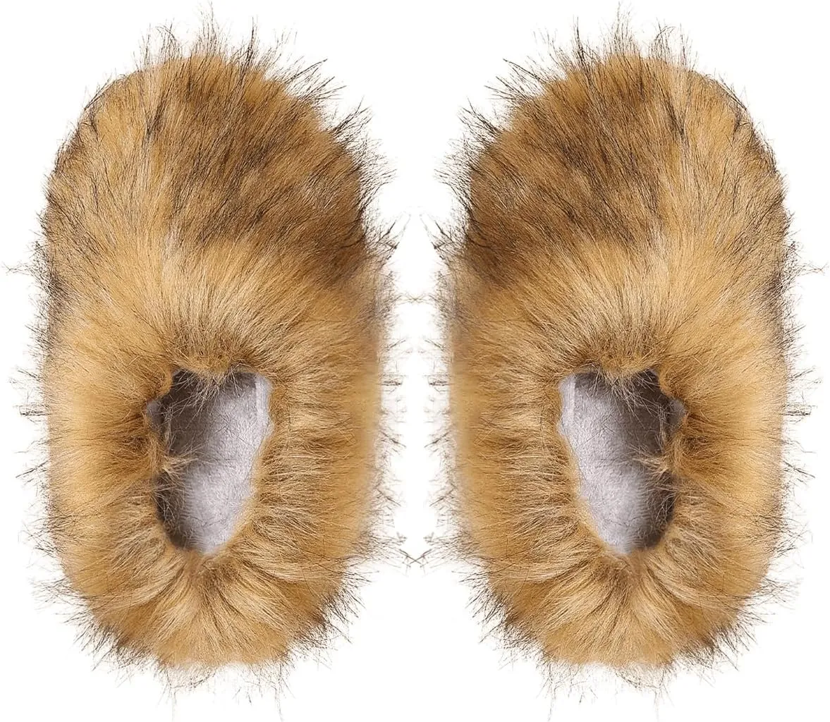 Verdusa Women's Furry Faux Fur House Slippers Warm Home Slipper Shoes