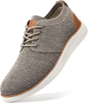 VILOCY Men's Fashion Dress Sneakers Casual Walking Shoes Business Oxfords Comfortable Breathable Lightweight Tennis