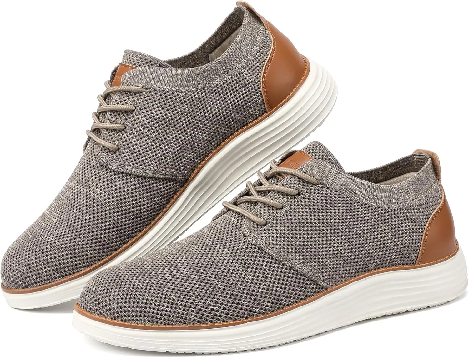 VILOCY Men's Fashion Dress Sneakers Casual Walking Shoes Business Oxfords Comfortable Breathable Lightweight Tennis