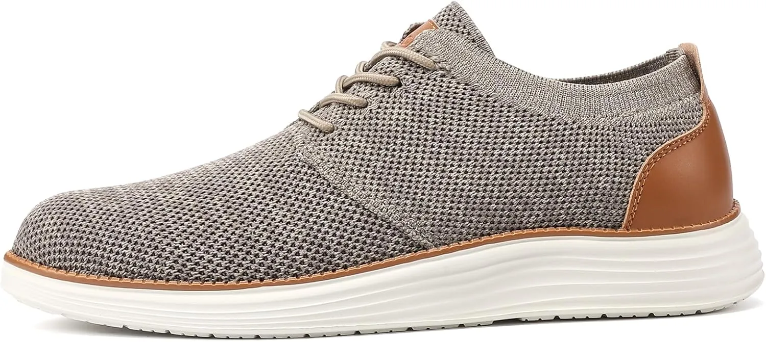 VILOCY Men's Fashion Dress Sneakers Casual Walking Shoes Business Oxfords Comfortable Breathable Lightweight Tennis