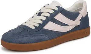 Vince Womens Oasis-w Sneaker Huntington Blue/Powder Pink Suede 7 M