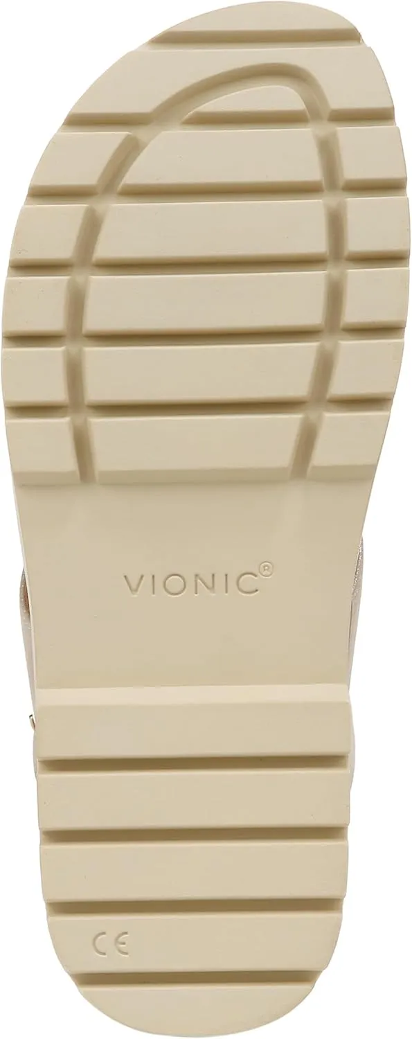 Vionic Women's Alondra Lug Ankle Straps Heeled Sandal