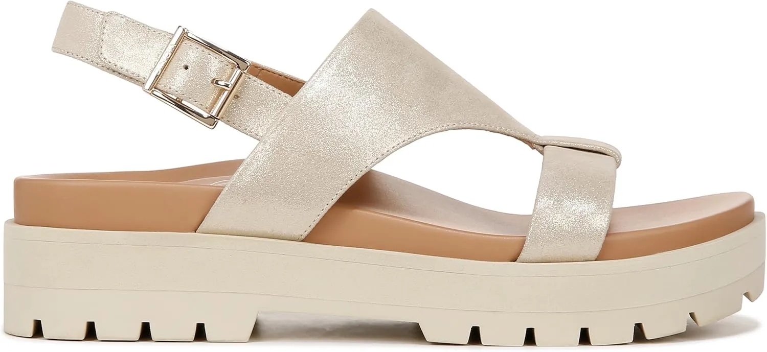Vionic Women's Alondra Lug Ankle Straps Heeled Sandal