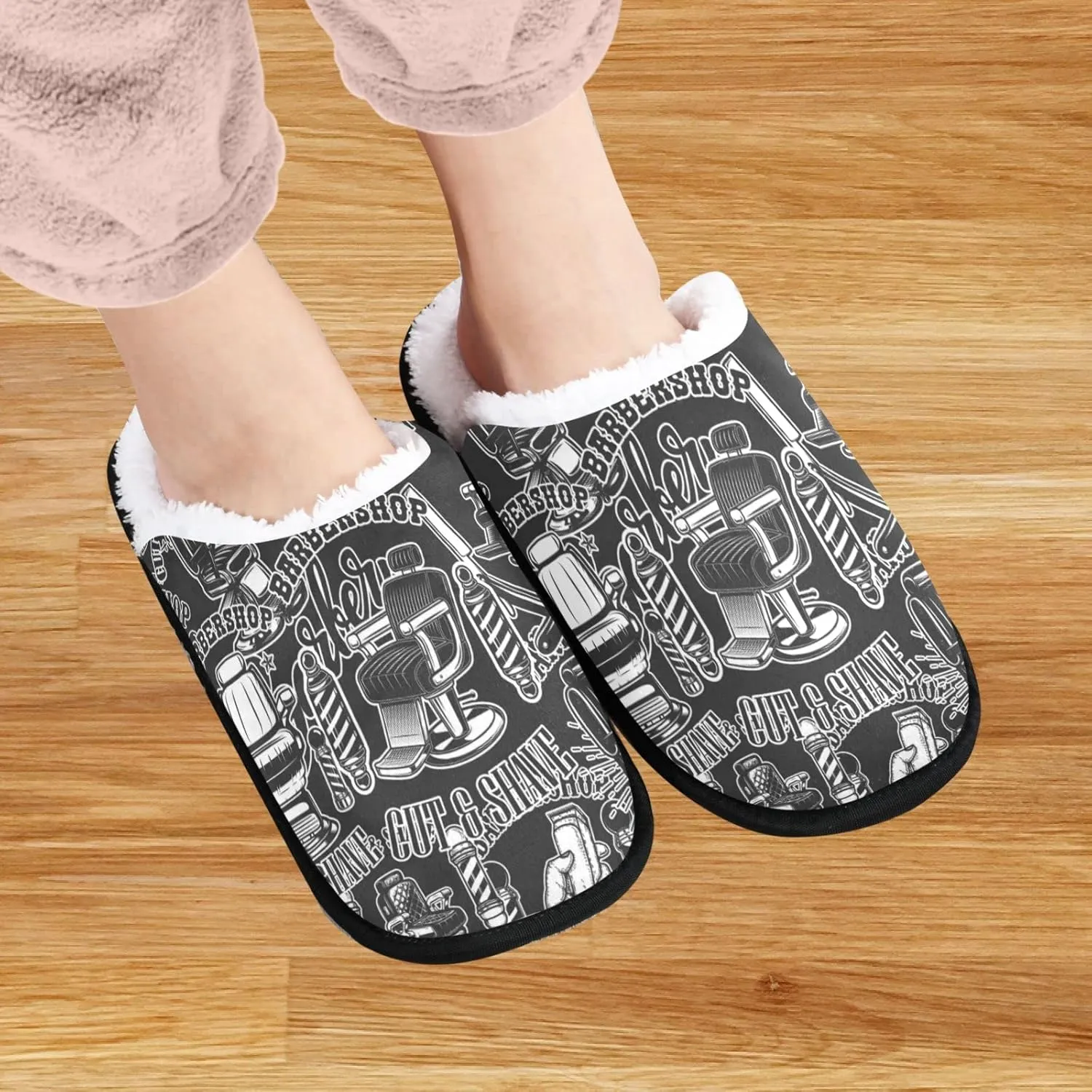 visesunny Modern Slippers for Women Mens Winter Womens Slipper Warm Comfy Memory Foam House Slippers Shoes Bedroom Cozy Indoor Outdoor Slippers