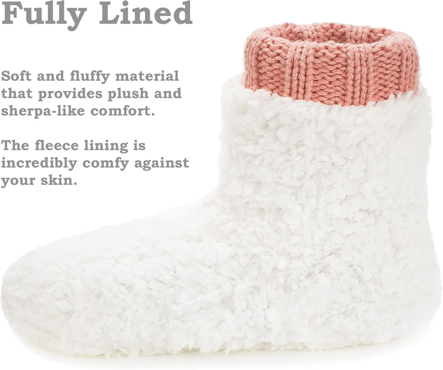 Warm Slipper Socks for Women, Winter Fuzzy House Shoes Indoor, Cozy Christmas Gifts Unique