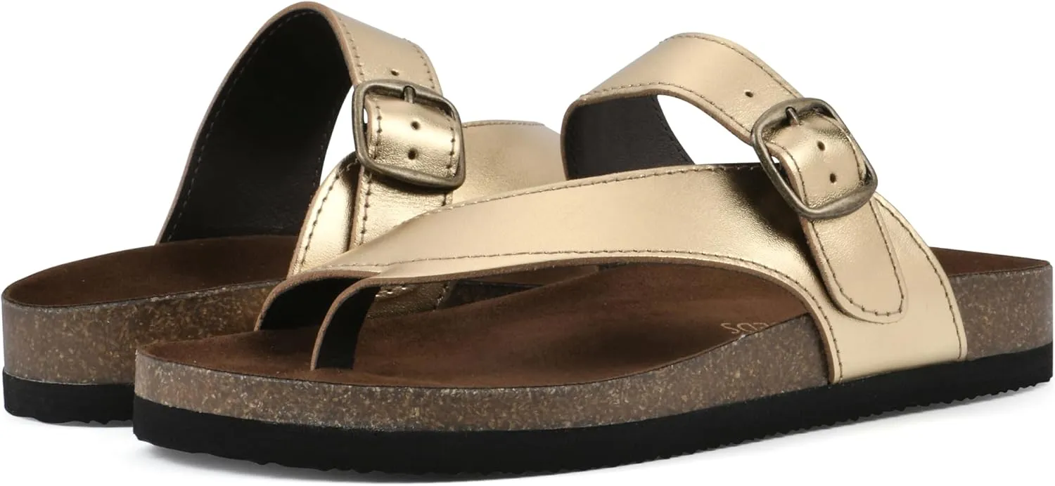 WHITE MOUNTAIN Women's Carly Flat Sandal