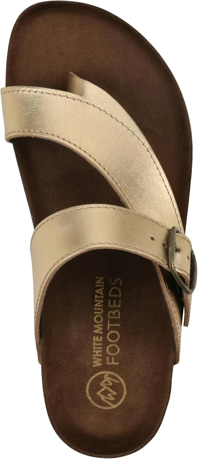 WHITE MOUNTAIN Women's Carly Flat Sandal