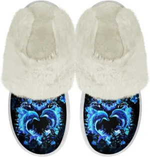 Women Men Slipper Fuzzy Slippers Lightweight House Slipper Non-slip Casual Slippers Indoor Shoes