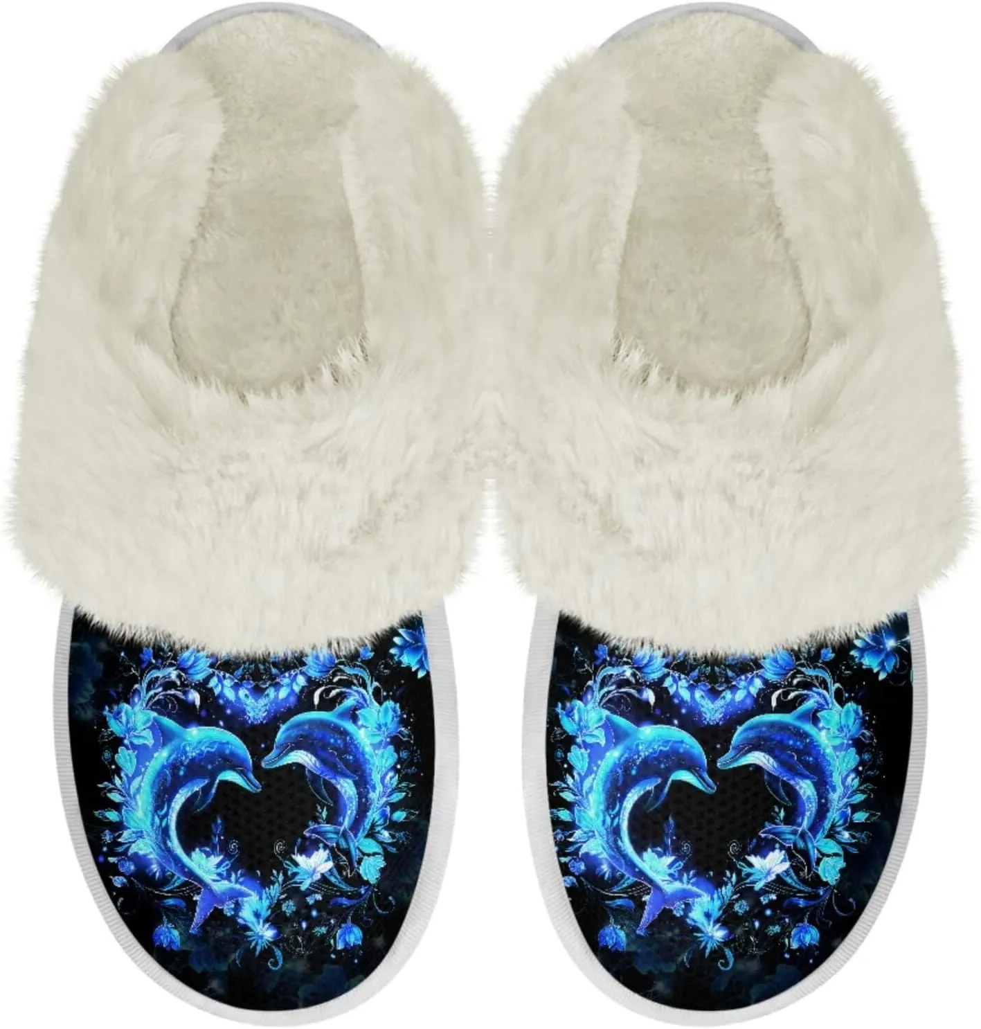 Women Men Slipper Fuzzy Slippers Lightweight House Slipper Non-slip Casual Slippers Indoor Shoes