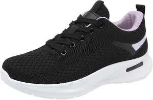 Women Walking Shoes Ladies Running Sneakers Breathable Mesh Sports Shoes Casual Lightweight Gym Lace up Sneakers