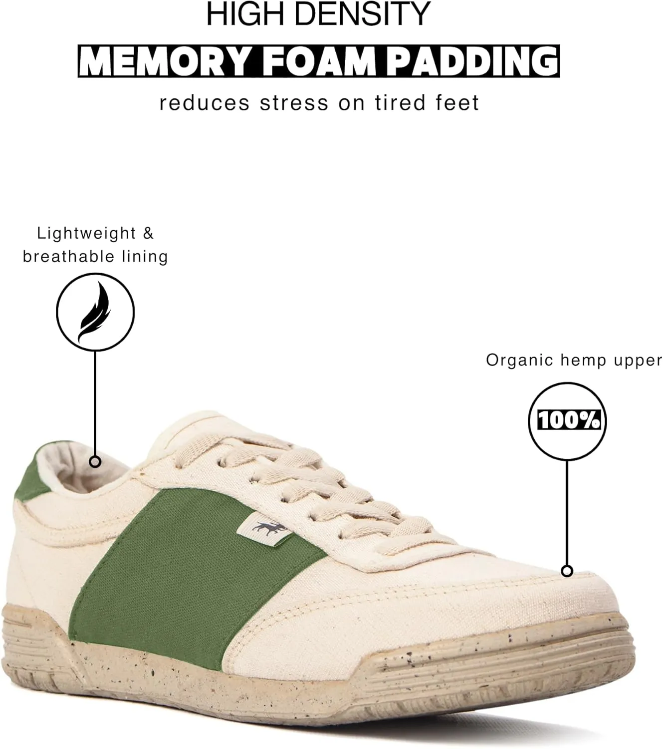 Women's Expedition Hemp Canvas Lace-Up Sneaker