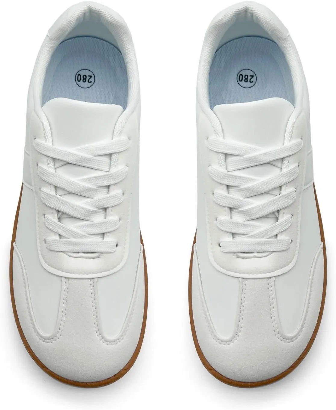 Women's Fashion Sneakers - Retro Walking Casual Low Top Tennis Trainer Skate Shoes