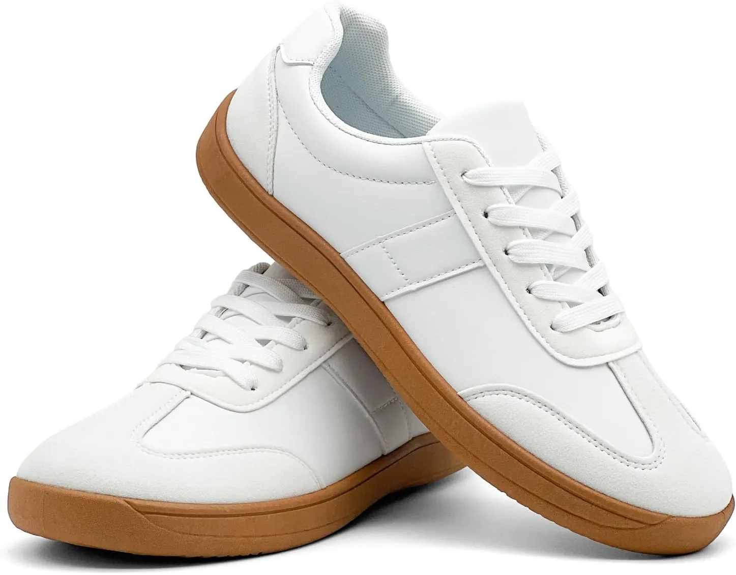 Women's Fashion Sneakers - Retro Walking Casual Low Top Tennis Trainer Skate Shoes