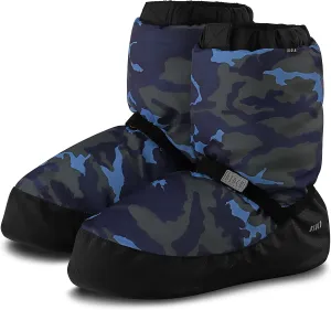 Women's Printed Warm Up Boot/Slipper Mid Calf