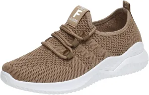 Women's Running Shoes Slip On Light Breathable Non Slip Mesh Sneakers Workout Non Slip Athletic Sports Shoes
