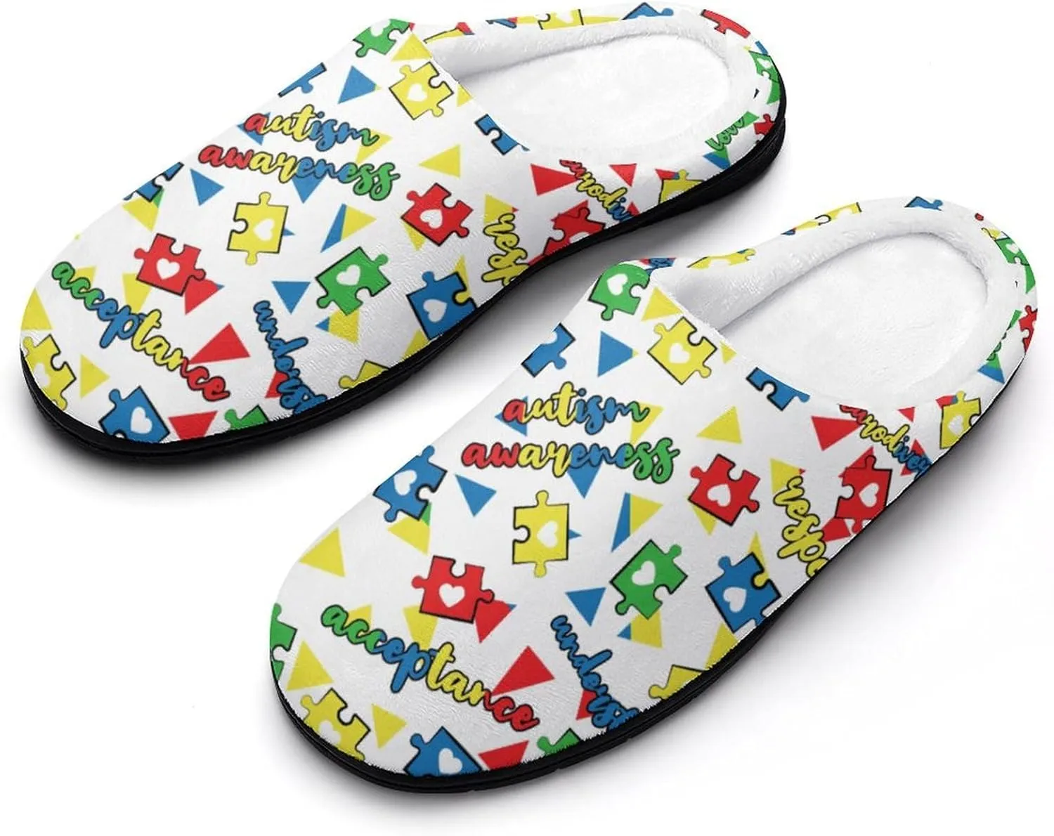 Womens Slippers Comfy Bedroom Slip-On Shoes Ladies Halloween Slippers Cotton House Slipper Indoor Memory Foam Slippers