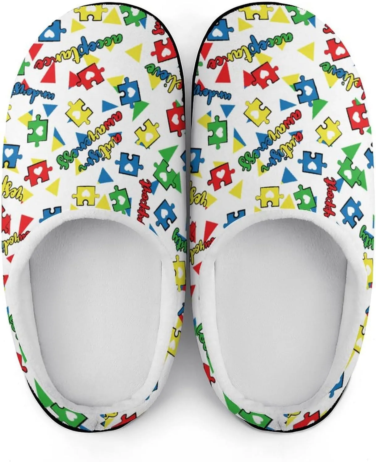 Womens Slippers Comfy Bedroom Slip-On Shoes Ladies Halloween Slippers Cotton House Slipper Indoor Memory Foam Slippers