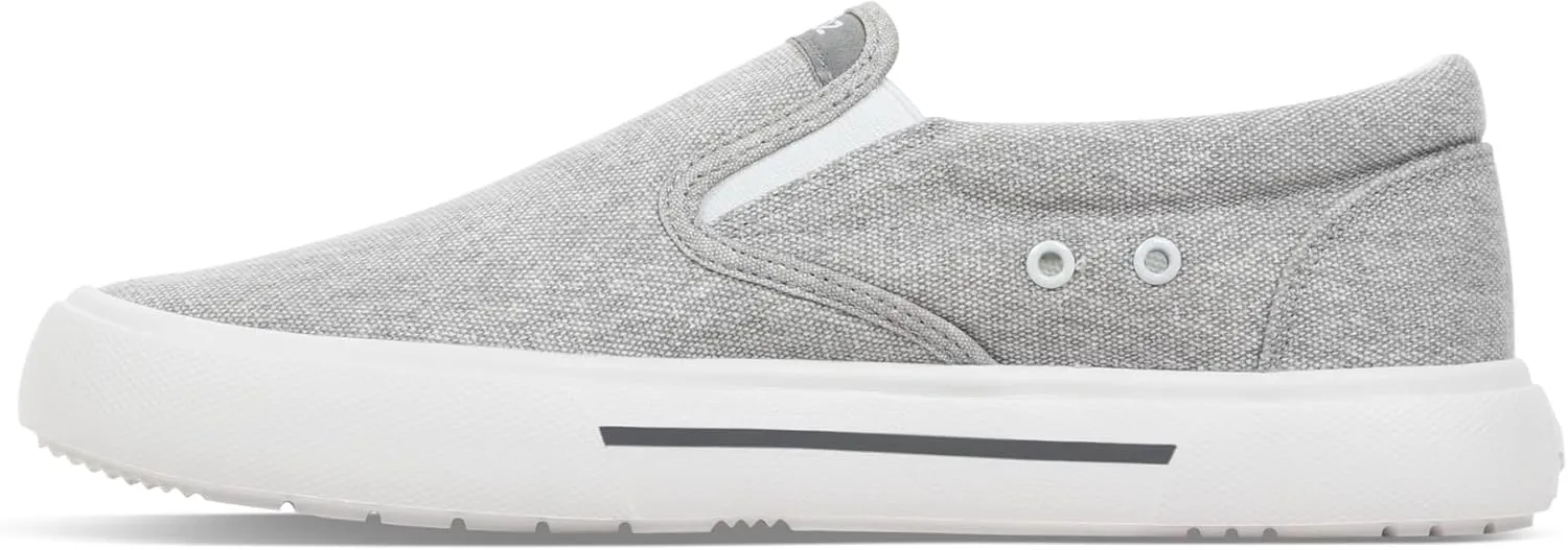 Women's Sunwashed Slip-On Fishing Shoes | Water-Repellent, Pre-Shrunk Nylon/Cotton Blend | Arch Support, Padded Collar, & Sneaker Platform