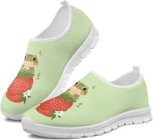 Women's Walking Shoes Sneakers Mesh Slip on Loafers Running Shoes Flats Footwear