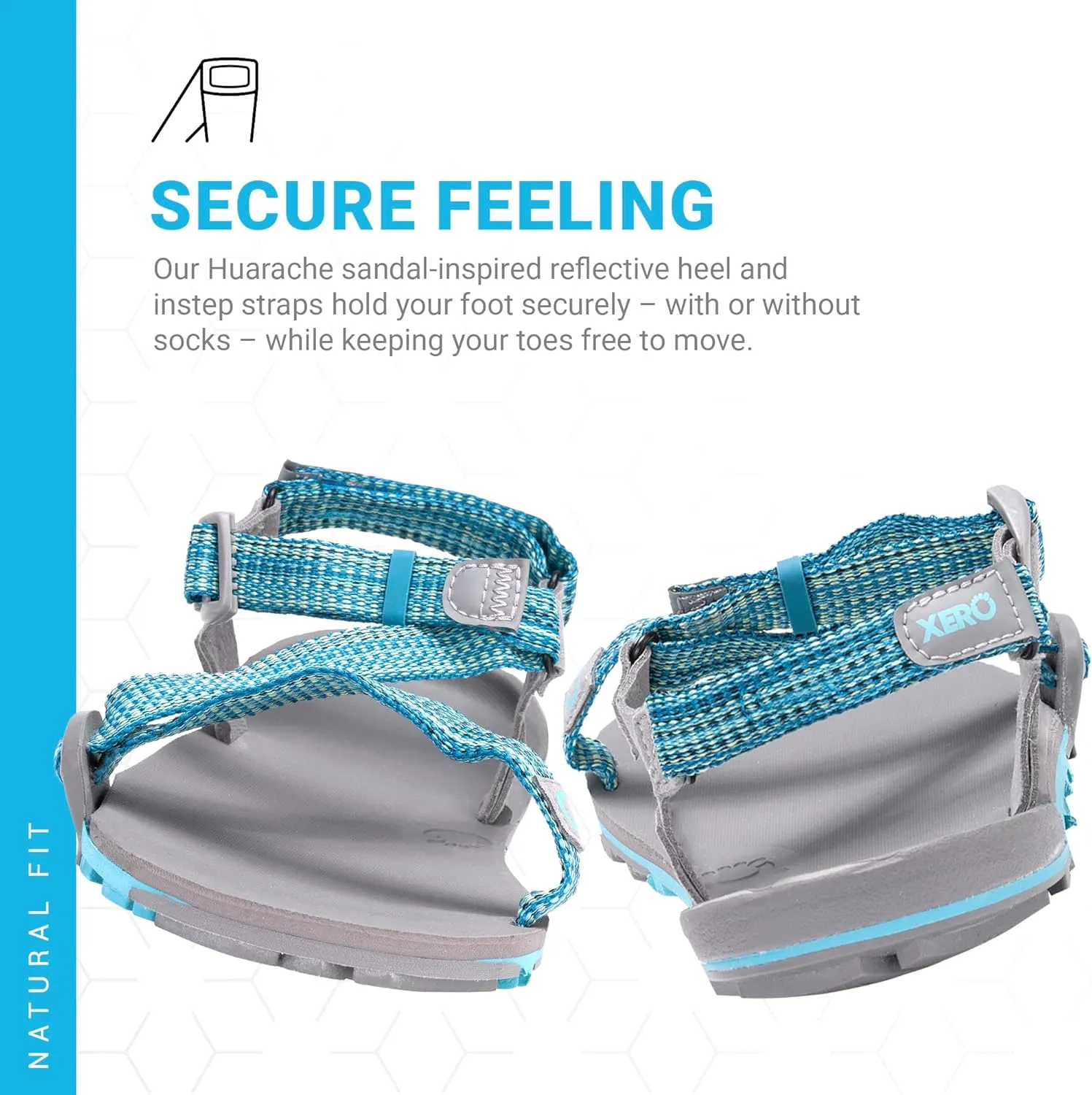 Xero Shoes Women's Z-Trail EV Barefoot Hiking Sandals