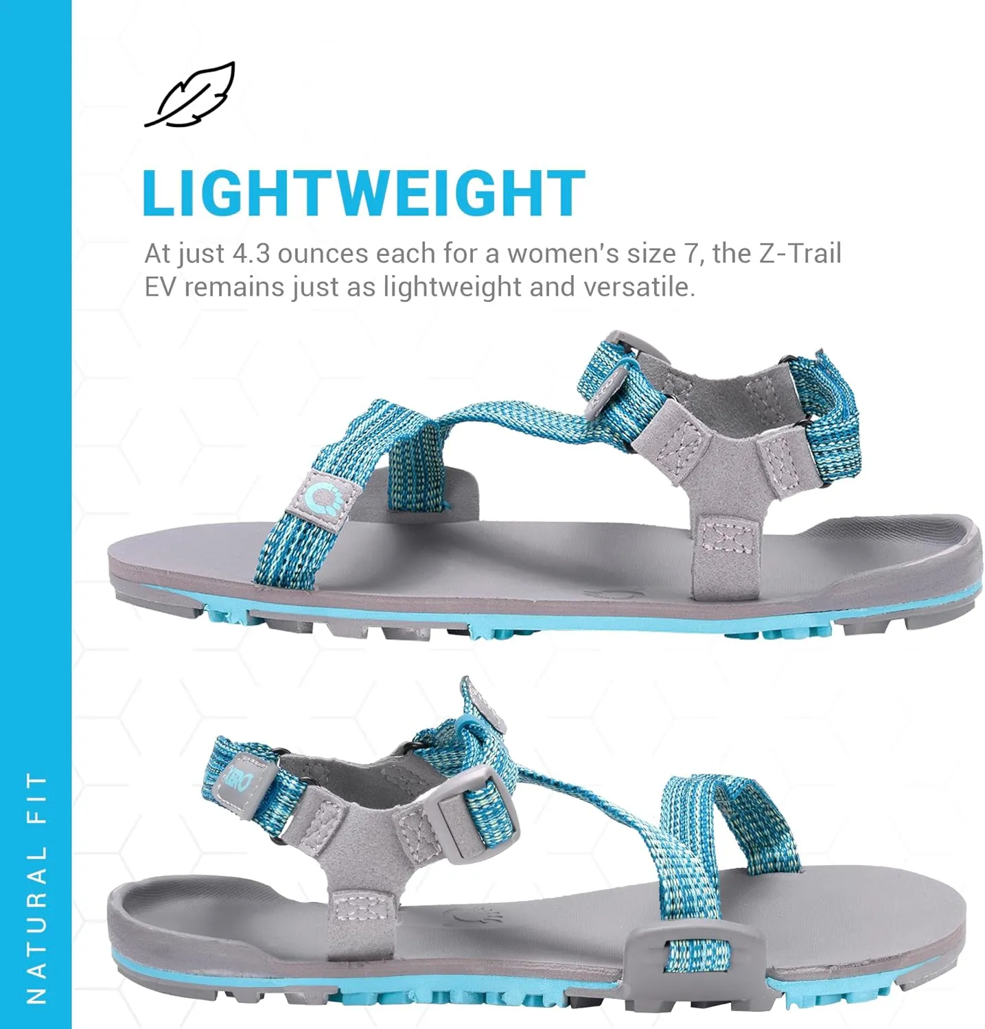 Xero Shoes Women's Z-Trail EV Barefoot Hiking Sandals