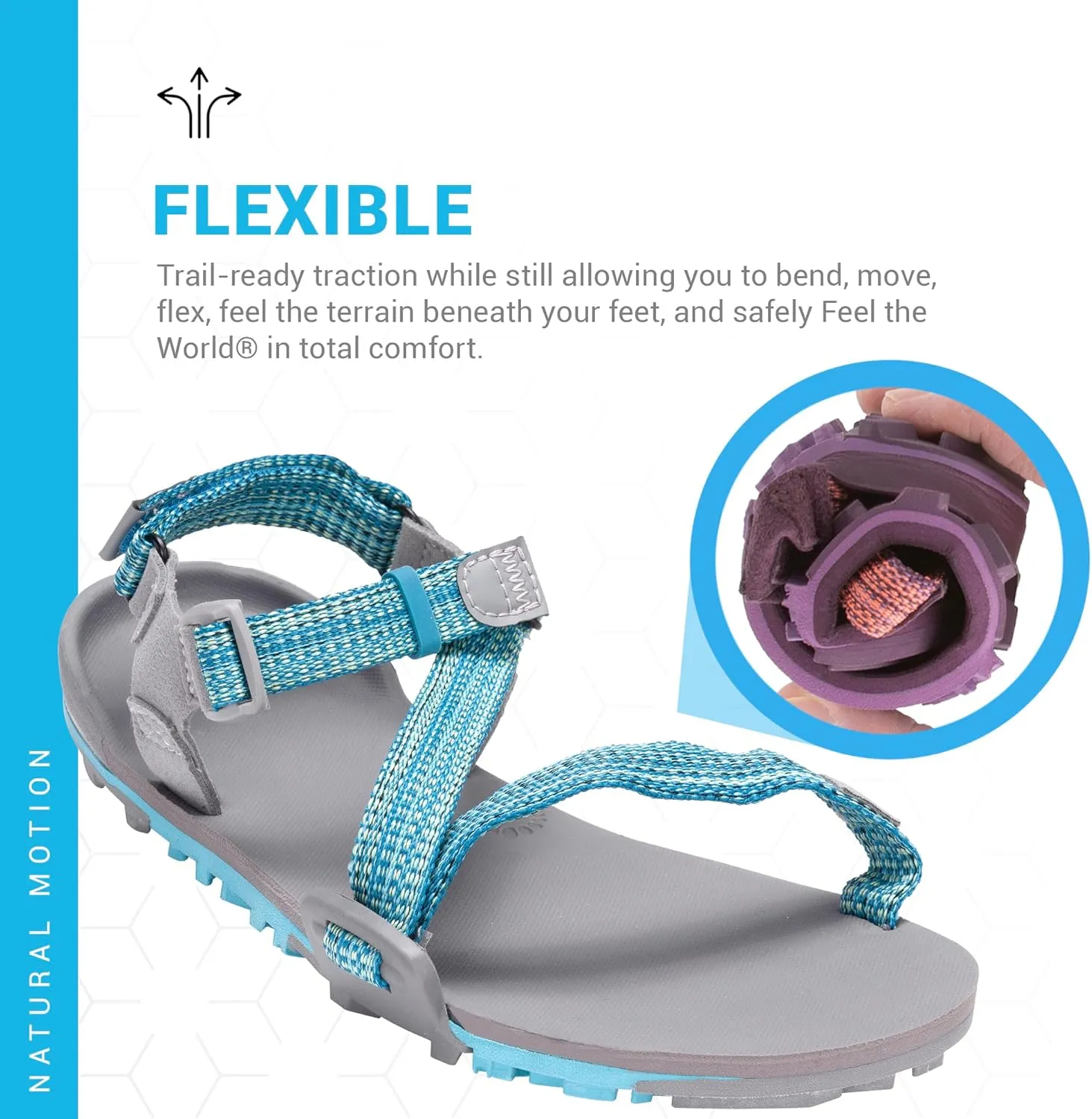 Xero Shoes Women's Z-Trail EV Barefoot Hiking Sandals