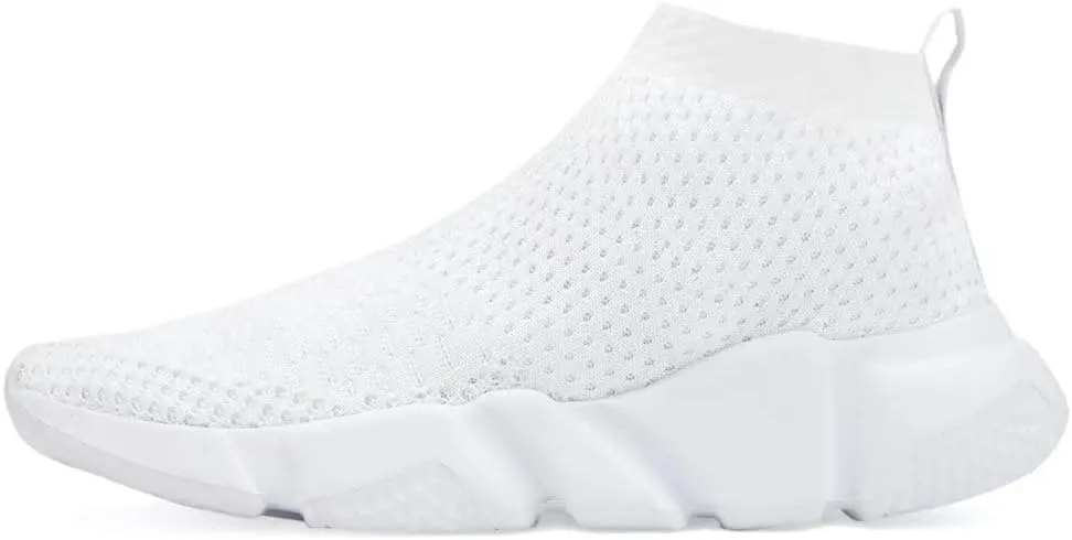 YAVY Kids Sneakers for Boys Tennis Shoes Girls Sock Sneakers for Kids Slip on Shoes Breathable high top Athletic Lightweight Walking Running Shoes