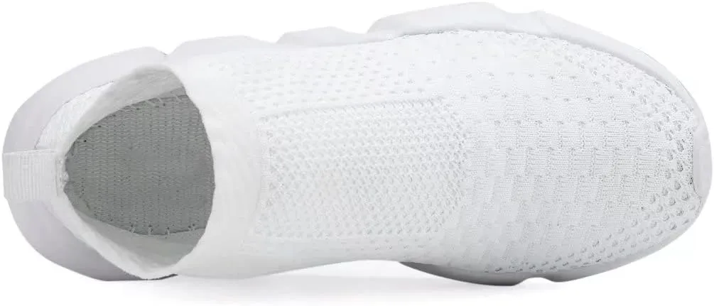 YAVY Kids Sneakers for Boys Tennis Shoes Girls Sock Sneakers for Kids Slip on Shoes Breathable high top Athletic Lightweight Walking Running Shoes