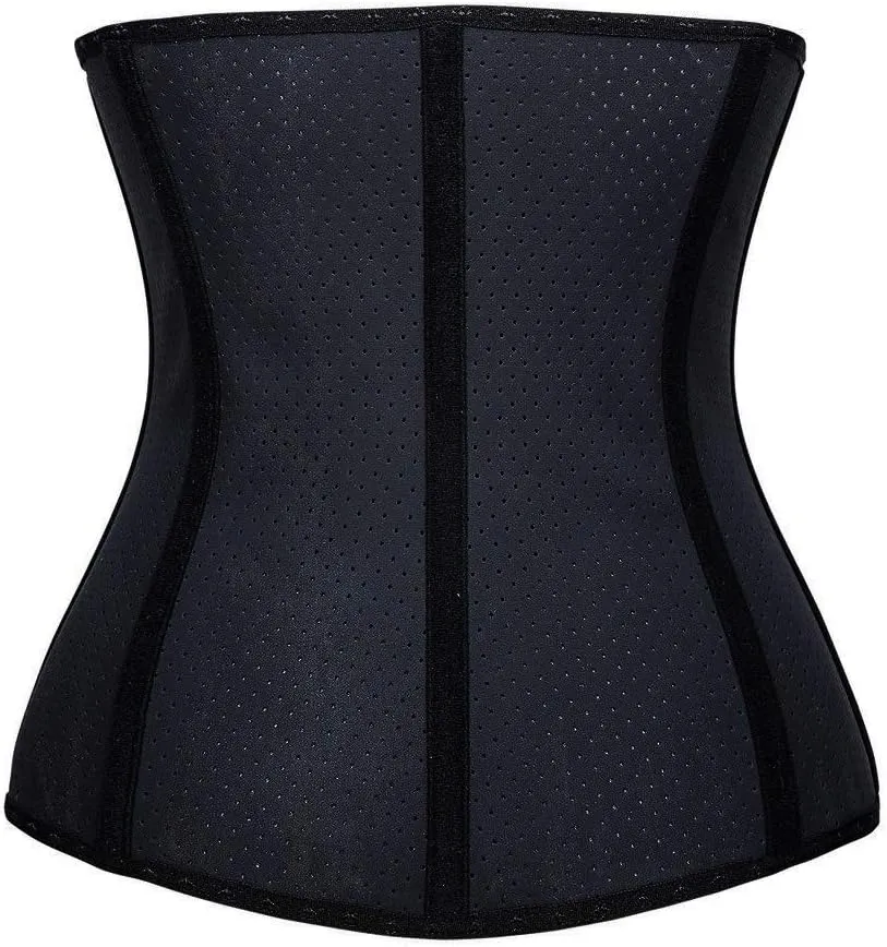YIANNA Waist Trainer for Women Latex Underbust Waist Cincher Corset Sport Girdle Hourglass Body Shaper