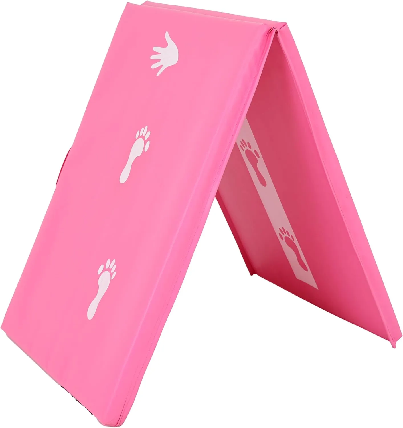 Z Athletic Kids Balance Beam and Cartwheel Trainer Folding Mat for Gymnastics and Tumbling