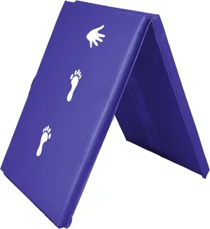 Z Athletic Kids Balance Beam and Cartwheel Trainer Folding Mat for Gymnastics and Tumbling