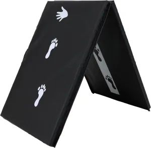 Z Athletic Kids Balance Beam and Cartwheel Trainer Folding Mat for Gymnastics and Tumbling