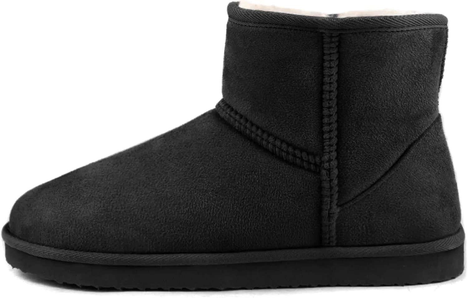Zizor Women's Cozy Short Bootie Slippers, Winter Warm Hard Bottom House Shoes with Fuzzy Lining