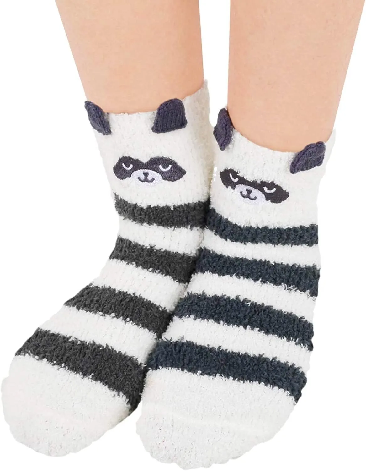 Zmart Super Soft Fluffy Plush Slipper Socks, Fuzzy Animal Socks Cozy Gifts Socks For Women Girls